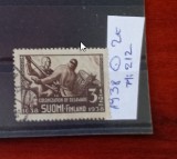 TS21 - Timbre serie Soumi-Finland - Finlanda - 1938 Mi212, Stampilat