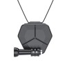 Sistem magnetic Surewo pentru prinderea camerelor DJI Action 2, Action 1, GoPro Hero 13,12,11,10,9,8,7,6,5,4 pe haine, negru