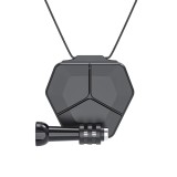 Sistem magnetic Surewo pentru prinderea camerelor DJI Action 2, Action 1, GoPro Hero 13,12,11,10,9,8,7,6,5,4 pe haine, negru