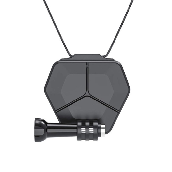 Sistem magnetic Surewo pentru prinderea camerelor DJI Action 2, Action 1, GoPro Hero 13,12,11,10,9,8,7,6,5,4 pe haine, negru
