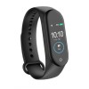 Bratara fitness Fan Shu M5, Bluetooth, Monitorizarea pulsului si somnului, Negru