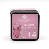 Gel pentru modelarea unghiilor 8 g, Flower Builder Gel, 14