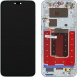 Display cu Touchscreen Honor Magic8 Pro, cu Rama, Albastru (Sky Cyan), Service Pack 0235ARTM
