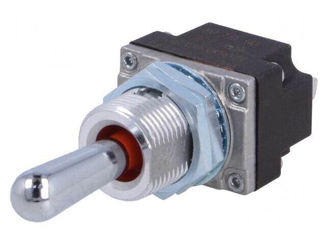Comutator basculant 3 poziții ON-OFF-ON 0,1A/28VDC