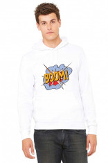 Hanorac Barbati Alb - Boom - 2XL