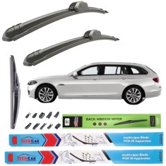 Ștergătoare Auto TeamCar&reg; Compatibile BMW Seria 5 F10/F11 (2010&ndash;2017) &ndash; Set Complet