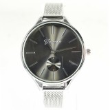 Cumpara ieftin Ceas Dama Geneva Argintiu, Cadran 33mm, Curea Metalica, Quartz, Analogic, Casual