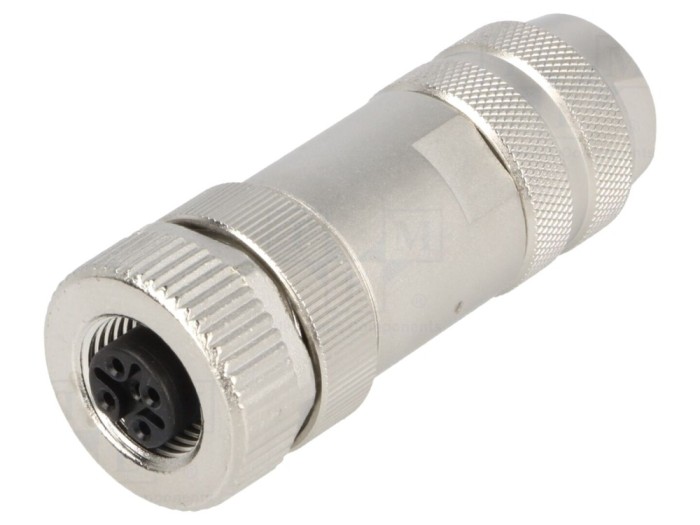 Conector M12 mamă 5-pini IP67