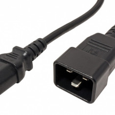 Cablu de alimentare IEC320 C13 la C20 1m Negru, KPSB1