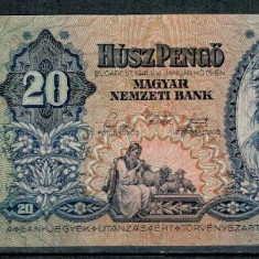Ungaria 1941 - 20 pengo, circulata
