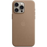 Husa de protectie Apple FineWoven Case with MagSafe pentru iPhone 15 Pro Max, Taupe