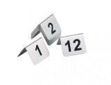 Set numere masa din inox 1-12