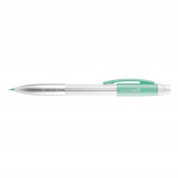 Creion Mecanic MILAN Silver, Mina de 0.5 mm, Radiera Inclusa, Corp din Metal si Plastic Verde/Argintiu, Creioane Mecanice, Creion Mecanic cu Mina, Cre