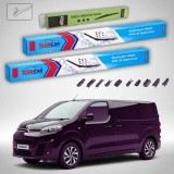 Cumpara ieftin Ștergătoare Citro&euml;n SpaceTourer MPV 2-Doors 2016-prezent | Set Față și Spate Flat Premium &ndash; TeamCar&reg;