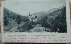 Carte postala, Calimanesti, vila Cantacuzino, 1902 foto