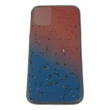 Husa de protectie pentru apple iphone x/xs luxury glitter gradient roz albastru, Flippy