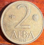 BULGARIA 2 LEVA 1992/BRONZ/ 5g./ 25,2mm./se vinde moneda din poze
