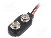 Conector 6F22, pentru 6F22, 6LR61, Numar de baterii 1, KEYSTONE - 2240 foto