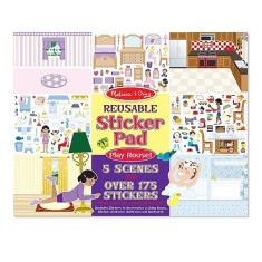 Colectia de abtibilduri reutilizabile Casa mea Melissa and Doug foto
