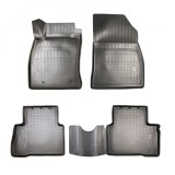 Set de 4 covorase cauciuc 3D stil tavita premium pentru Nissan Juke F15 2010-2019, Recambo