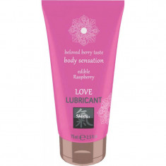 Lubrifiant Love Edible Raspberry 75 ml foto