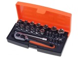 Set Chei Tubulare Hexagonale din Oțel Aliat 25 Buc.