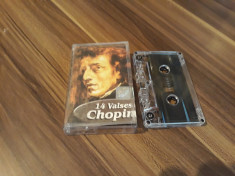 CASETA AUDIO CHOPIN-THE 14 VALSES ORIGINALA foto