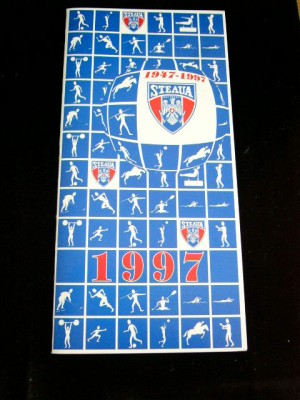 D11 B 11 - Felicitare de colectie - Clubul sportiv Steaua Bucuresti - anul 1997 foto