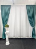 Set doua draperii Gravel, turcoaz