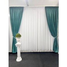 Set doua draperii Gravel, turcoaz