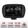 Navigatie Fiat 500 2014- 5230-539 Android Ecran 720P Quad Core 2+32 carplay android auto CarStore Technology