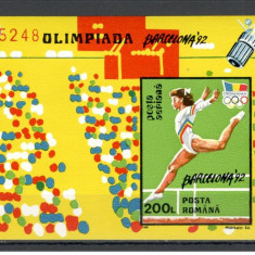Romania.1992 Olimpiada de vara BARCELONA-Bl. nedantelat YR.905