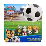 PATRULA CATELUSILOR SOCCER PUPS SET 4 FIGURINE