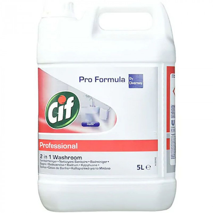 Detergent Cif Professional 2in1 pentru baie 5L