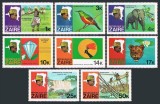 ZAIRE, EXPEDIȚIE - SERIE COMPLETĂ MNH, Nestampilat