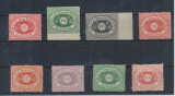 Austria - Romania DDSG lot 8 reimpresiuni, timbre dantelate si nedantelate, Istorie, Nestampilat