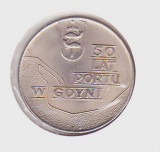 Moneda Polonia 10 Zloti 1972 - KM#65 UNC ( 50 ani - portul Gdynia ), Europa