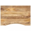 VidaXL Blat birou cu decupaj curbat 100x60x2,5 cm lemn masiv mango 370201