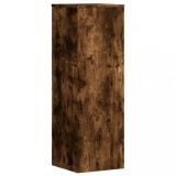 Cumpara ieftin Suport de plante, stejar fumuriu, 33x33x100 cm, lemn prelucrat