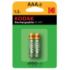 Acumulatori AAA 650 mAh,Ni-Mh,ready to use - Kodak, 2 buc
