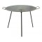 Disc pentru gratar, metalic,&nbsp;cu picioare si agatator, 48.7x32&nbsp;cm, Perfect Home&nbsp;