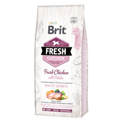 Hrana uscata pentru caini Brit Fresh, Junior, Pui si cartofi foto