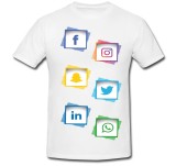 Cumpara ieftin Tricou &quot; Social media buttons &quot;