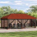 vidaXL Husă pentru copertina foișorului 6 x 3 m Terracota Poliester 900401
