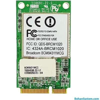 348.Modul/Placa retea wifi wireless wifi laptop QDS-BRCM1020 foto