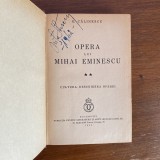 George Calinescu, Opera lui Mihai Eminescu, 1935, vol. II