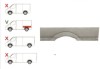 Aripa spate Mercedes Sprinter, 07.2006-06.2018, VW Crafter (2E), 12.2005-04.2017; parte montare stanga, Detalii model : Standard 3265mm, Rapid