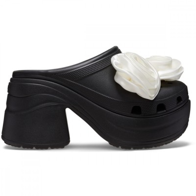 Saboti Crocs Siren Rosette Clog Negru - Black foto