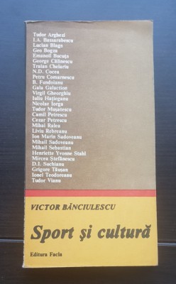 Sport și cultură - Victor Bănciulescu foto