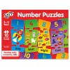 Puzzle cu numere (3 piese) PlayLearn Toys, Galt